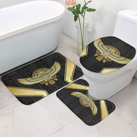 Egypt BA Bathroom Set Winged Pharaoh Hieroglyphic Patterns