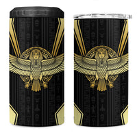 Egypt BA 4 in 1 Can Cooler Tumbler Winged Pharaoh Hieroglyphic Patterns