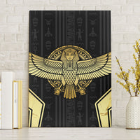 Egypt BA Canvas Wall Art Winged Pharaoh Hieroglyphic Patterns