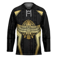 Egypt BA Hockey Jersey Winged Pharaoh Hieroglyphic Patterns