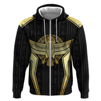 Egypt BA Hoodie Winged Pharaoh Hieroglyphic Patterns