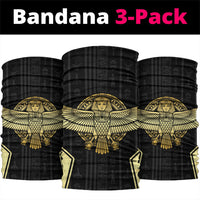 Egypt BA Neck Gaiter Winged Pharaoh Hieroglyphic Patterns