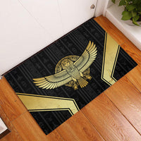 Egypt BA Rubber Doormat Winged Pharaoh Hieroglyphic Patterns