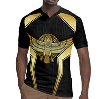 Egypt BA Rugby Jersey Winged Pharaoh Hieroglyphic Patterns
