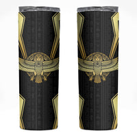 Egypt BA Skinny Tumbler Winged Pharaoh Hieroglyphic Patterns