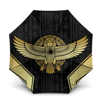 Egypt BA Umbrella Winged Pharaoh Hieroglyphic Patterns