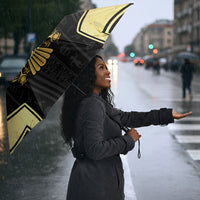 Egypt BA Umbrella Winged Pharaoh Hieroglyphic Patterns