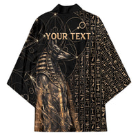 Personalized Egyptian God Anubis Kimono Jackal Headed Deity Ancient Egypt Mythology Gilded