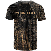 Personalized Egyptian God Anubis T shirt Jackal Headed Deity Ancient Egypt Mythology Gilded