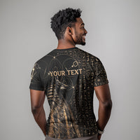 Personalized Egyptian God Anubis T shirt Jackal Headed Deity Ancient Egypt Mythology Gilded