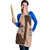 Cowcat Apron Cowboy Cat Meowdy Retro Western Yoke Brown - Wonder Print Shop