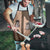 Cowcat Apron Cowboy Cat Meowdy Retro Western Yoke Brown - Wonder Print Shop