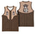 Cowcat Basketball Jersey Cowboy Cat Meowdy Retro Western Yoke Brown - Wonder Print Shop