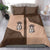 Cowcat Bedding Set Cowboy Cat Meowdy Retro Western Yoke Brown - Wonder Print Shop