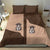 Cowcat Bedding Set Cowboy Cat Meowdy Retro Western Yoke Brown - Wonder Print Shop