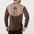 Cowcat Button Sweatshirt Cowboy Cat Meowdy Retro Western Yoke Brown - Wonder Print Shop