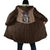 Cowcat Cloak Cowboy Cat Meowdy Retro Western Yoke Brown - Wonder Print Shop