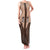 Cowcat Family Matching Tank Maxi Dress and Hawaiian Shirt Cowboy Cat Meowdy Retro Western Yoke Brown - Wonder Print Shop