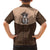 Cowcat Hawaiian Shirt Cowboy Cat Meowdy Retro Western Yoke Brown - Wonder Print Shop