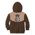 Cowcat Kid Hoodie Cowboy Cat Meowdy Retro Western Yoke Brown - Wonder Print Shop