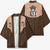 Cowcat Kimono Cowboy Cat Meowdy Retro Western Yoke Brown - Wonder Print Shop