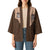 Cowcat Kimono Cowboy Cat Meowdy Retro Western Yoke Brown - Wonder Print Shop