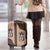Cowcat Luggage Cover Cowboy Cat Meowdy Retro Western Yoke Brown - Wonder Print Shop