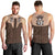Cowcat Men Tank Top Cowboy Cat Meowdy Retro Western Yoke Brown - Wonder Print Shop