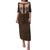 Cowcat Puletasi Cowboy Cat Meowdy Retro Western Yoke Brown - Wonder Print Shop