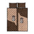 Cowcat Quilt Bed Set Cowboy Cat Meowdy Retro Western Yoke Brown - Wonder Print Shop