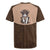 Cowcat Rugby Jersey Cowboy Cat Meowdy Retro Western Yoke Brown - Wonder Print Shop