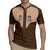 Cowcat Rugby Jersey Cowboy Cat Meowdy Retro Western Yoke Brown - Wonder Print Shop