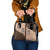 Cowcat Shoulder Handbag Cowboy Cat Meowdy Retro Western Yoke Brown - Wonder Print Shop
