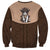 Cowcat Sweatshirt Cowboy Cat Meowdy Retro Western Yoke Brown - Wonder Print Shop