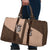 Cowcat Travel Bag Cowboy Cat Meowdy Retro Western Yoke Brown - Wonder Print Shop