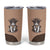 Cowcat Tumbler Cup Cowboy Cat Meowdy Retro Western Yoke Brown - Wonder Print Shop