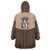Cowcat Wearable Blanket Hoodie Cowboy Cat Meowdy Retro Western Yoke Brown - Wonder Print Shop