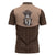 Cowcat Zipper Polo Shirt Cowboy Cat Meowdy Retro Western Yoke Brown - Wonder Print Shop