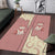 Cowcat Area Rug Cowboy Cat Meowdy Retro Western Yoke Pink - Wonder Print Shop