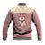 Cowcat Baseball Jacket Cowboy Cat Meowdy Retro Western Yoke Pink - Wonder Print Shop