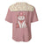 Cowcat Baseball Jersey Cowboy Cat Meowdy Retro Western Yoke Pink - Wonder Print Shop