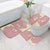 Cowcat Bathroom Set Cowboy Cat Meowdy Retro Western Yoke Pink - Wonder Print Shop