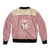 Cowcat Bomber Jacket Cowboy Cat Meowdy Retro Western Yoke Pink - Wonder Print Shop
