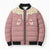 Cowcat Bomber Puffer Jacket Cowboy Cat Meowdy Retro Western Yoke Pink - Wonder Print Shop
