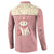 Cowcat Button Sweatshirt Cowboy Cat Meowdy Retro Western Yoke Pink - Wonder Print Shop