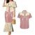 Cowcat Couples Matching Mermaid Dress and Hawaiian Shirt Cowboy Cat Meowdy Retro Western Yoke Pink - Wonder Print Shop