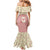 Cowcat Family Matching Mermaid Dress and Hawaiian Shirt Cowboy Cat Meowdy Retro Western Yoke Pink - Wonder Print Shop