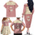 Cowcat Family Matching Off The Shoulder Long Sleeve Dress and Hawaiian Shirt Cowboy Cat Meowdy Retro Western Yoke Pink - Wonder Print Shop