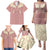 Cowcat Family Matching Puletasi and Hawaiian Shirt Cowboy Cat Meowdy Retro Western Yoke Pink - Wonder Print Shop