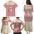 Cowcat Family Matching Puletasi and Hawaiian Shirt Cowboy Cat Meowdy Retro Western Yoke Pink - Wonder Print Shop